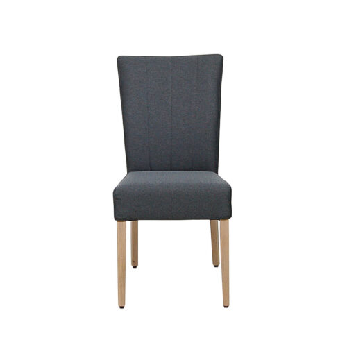 Esszimmerstuhl Joos 2er Set in Webstoff Grau