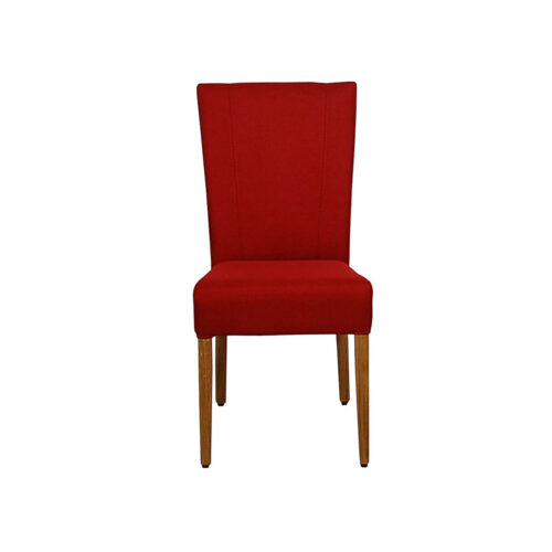 Esszimmerstuhl Joos 2er Set in Webstoff Rot