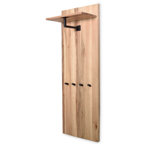Garderobenpaneel Eiche Massiv 145 cm Hoch
