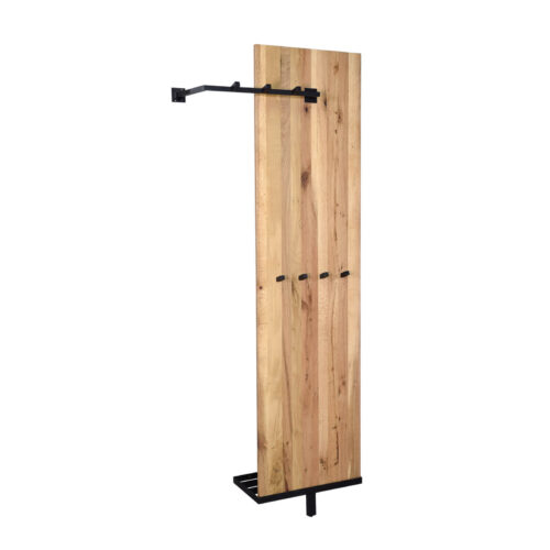 Garderobenpaneel Eiche Massiv 200 cm Hoch