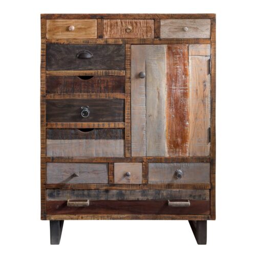 Highboard Priya mit 11 Schubladen & 1 Tür