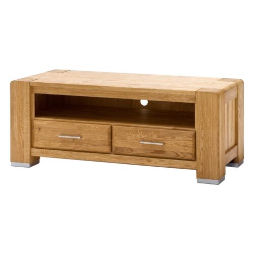 Lowboard Campus aus Wildeiche Natur geölt