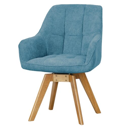 Polsterstuhl in Blau 2er Set