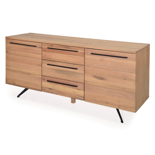 Sideboard Eiche Massiv Natur geölt 165 cm