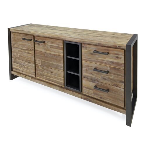 Sideboard in Braun / Grau 160 x 80 cm