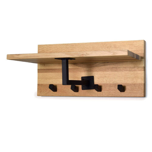 Wandgarderobe Eiche Massiv 50 cm Breit