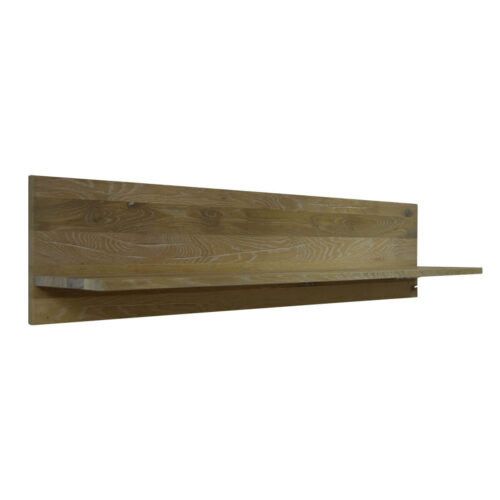 Wandboard in Eiche massiv weiß gekälkt