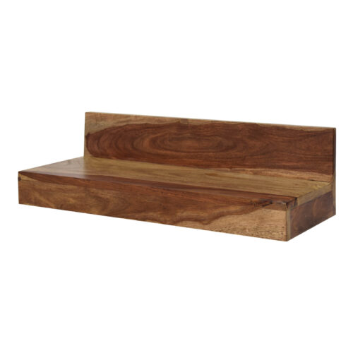 Wandregal Sheesham Massivholz 60 x 23 x 17 cm