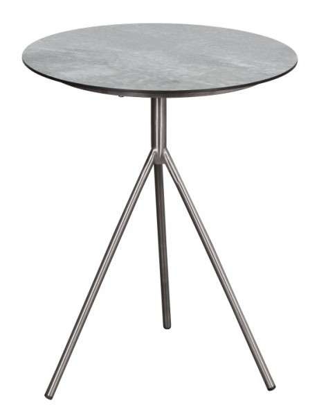 Tisch Willington Edelstahl HPL rund ø 48cm deVries