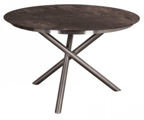 Tisch Willington Edelstahl HPL rund ø 120cm deVries