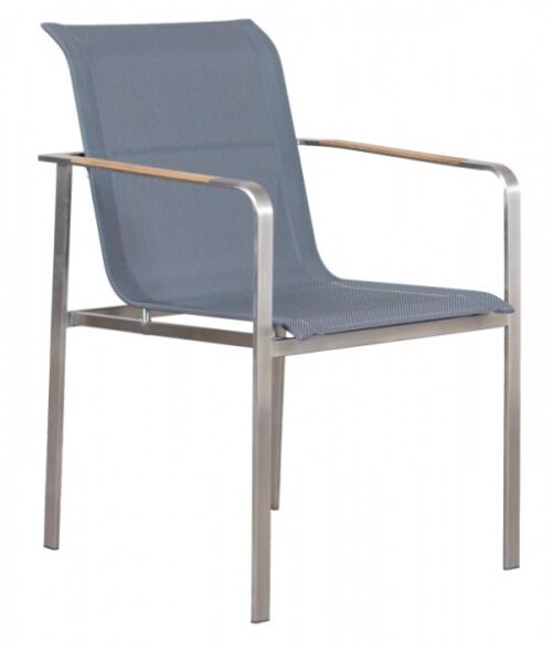 Gartensessel Lute Edelstahl Outdoorgewebe deVries