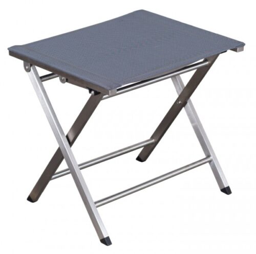 Gartenklapphocker Lute Hochlehner Edelstahl Outdoorgewebe deVries