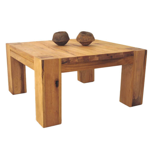 Couchtisch 70x70 in Eiche massiv Natur geölt