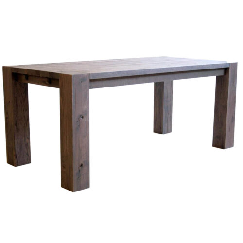 Esstisch 200x100 in Eiche massiv verwittert antik