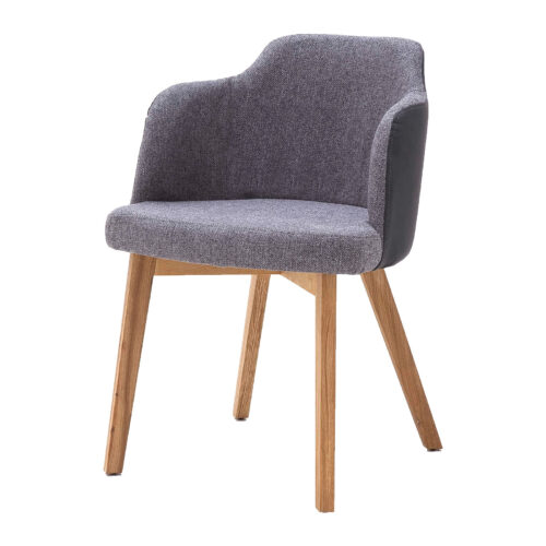 Polsterstuhl in Anthrazit