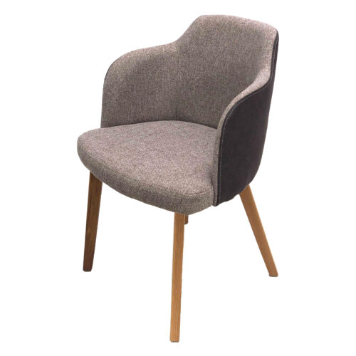 Polsterstuhl in Braun