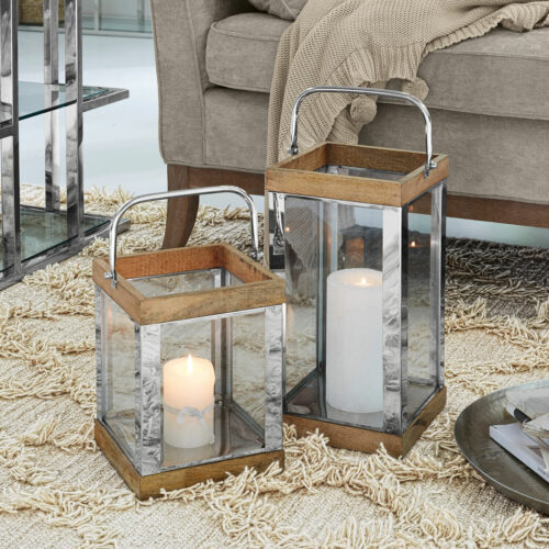 Laterne 2er Set Harpers - Loberon