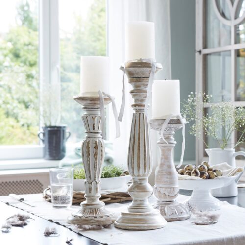 Kerzenständer 3er Set Folligny - Loberon