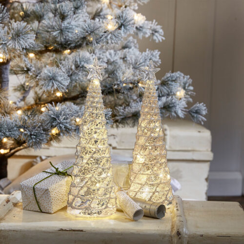 Deko-Baum 2er Set Glitter - Loberon