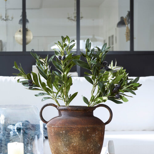 Deko-Olivenzweig 2er Set Olives - Loberon