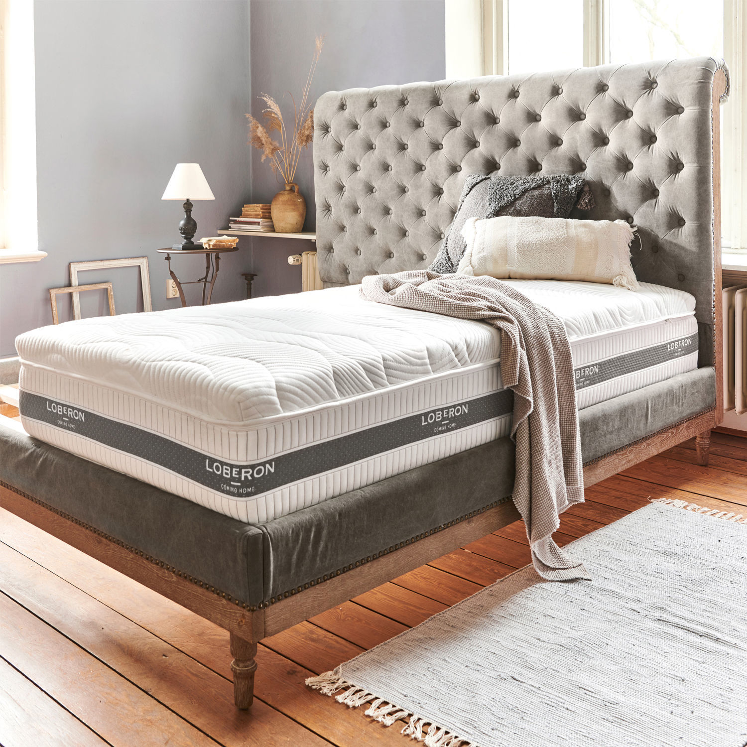 Matratze mit Topper 90x200 Malcom - Loberon