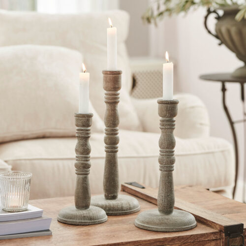 Kerzenständer 3er Set Vincenza - Loberon