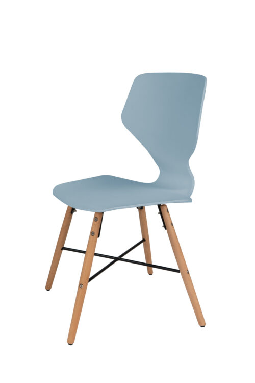 Stuhl Charlie 110 4er-Set Graublau