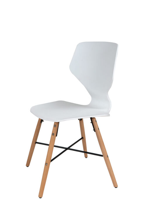 Stuhl Charlie 110 4er-Set Weiß