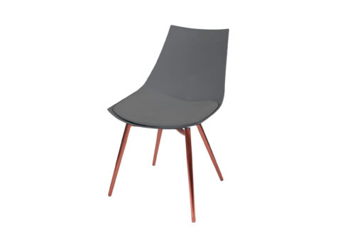 Stuhl Dakota 310 4er-Set Grau / Kupfer