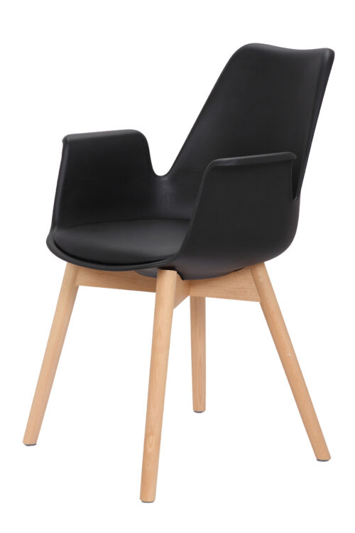 Stuhl Chaplin 110 2er-Set Schwarz