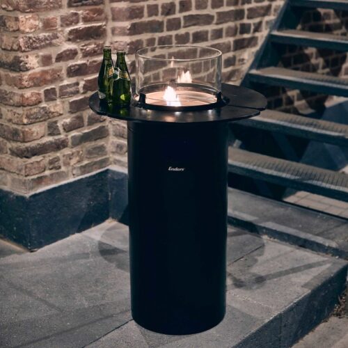 Enders Feuerstelle Nova L, black/chrome, 102 x 36 cm