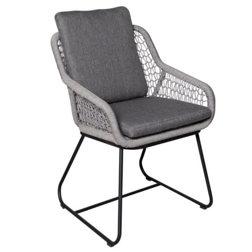 Dining-Sessel 'Portofino' inkl. Auflage, anthrazit