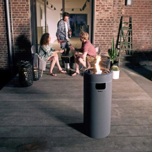 Enders Feuerstelle Nova L, grey/ black, 102 x 36 cm