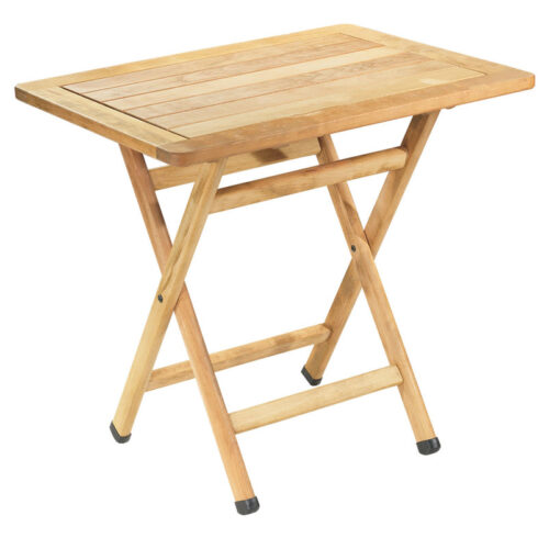 Holztisch 'Matera', braun, Buchenholz, ca. 80 x 60 x 75 cm