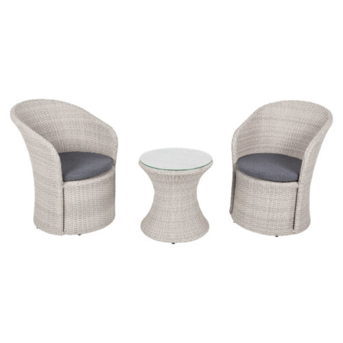 Kölle Balkonset Stromboli 3-teilig, hellgrau