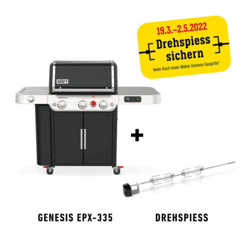 Gasgrill 'Genesis EPX-335', schwarz