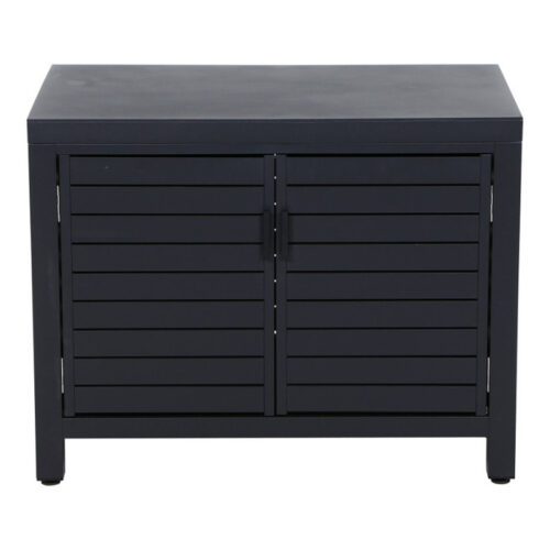 Mittelteil für Outdoorküche 'Texas', schwarz, ca. 90 x 56 x 70 cm