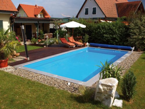 Steinbach Öko Pool Komplettset Basic 900 x 500 x 150 cm - 1 Set