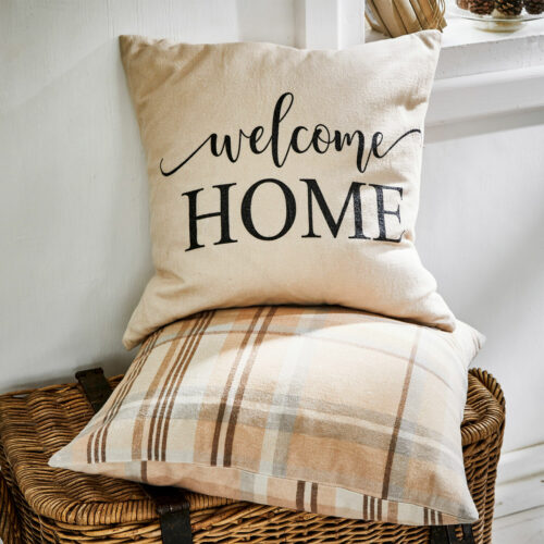 Kissenhülle 2er Set Welcome Home - Loberon