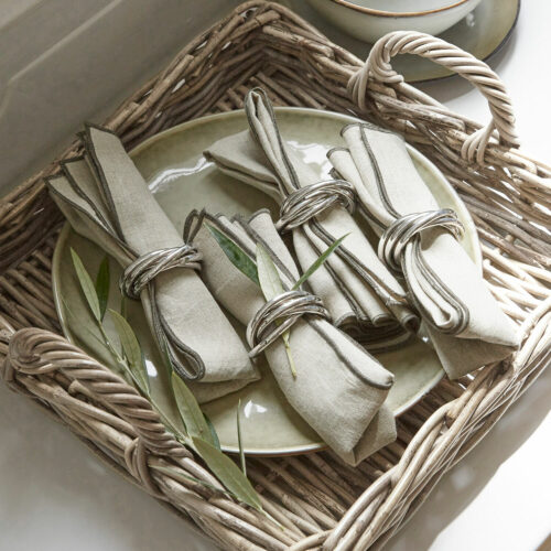 Serviettenring 4er Set Limche - Loberon