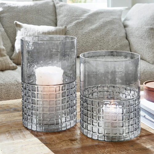 Windlicht 2er Set Mandjes - Loberon