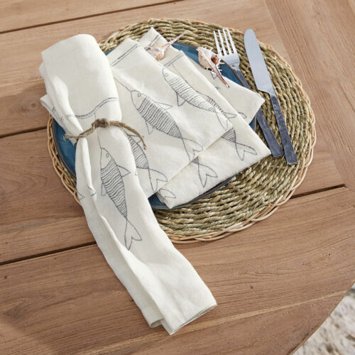 Serviette 4er Set Luna - Loberon