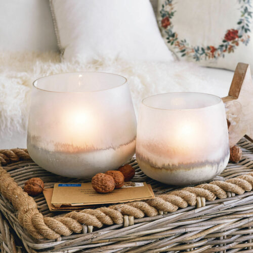 Windlicht 2er Set Clarine - Loberon