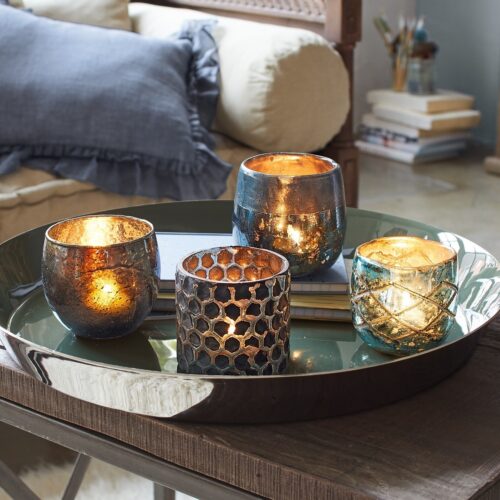 Windlicht 4er Set Marine - Loberon