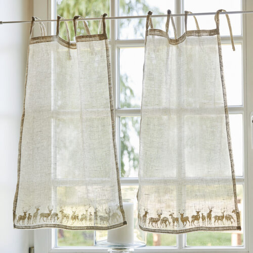 Scheibengardine 2er Set Hunt - Loberon