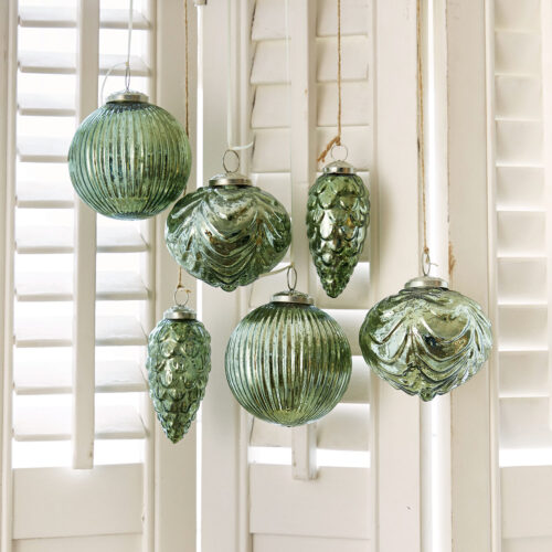 Weihnachtsschmuck 6er Set Silverhill - Loberon