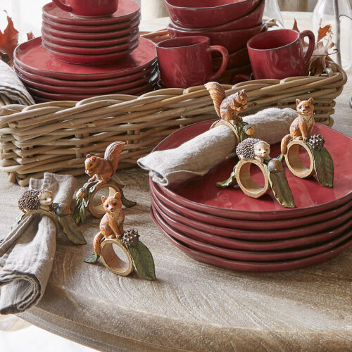 Serviettenring 6er Set Forest Friends - Loberon