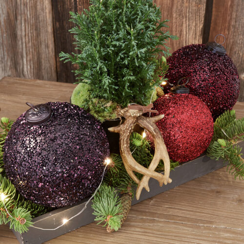 Weihnachtsschmuck 3er Set Paserienne - Loberon