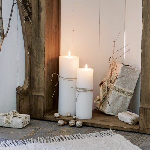 Kerze 2er Set Logosa - Loberon