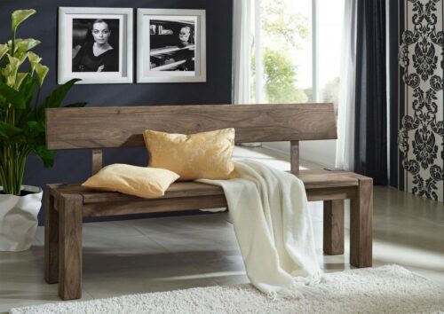 Massivmoebel24 Sitzbank »NATURE GREY«